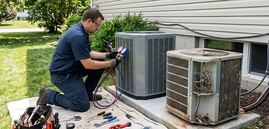 Seasonal AC Checkup in Chesapeake
